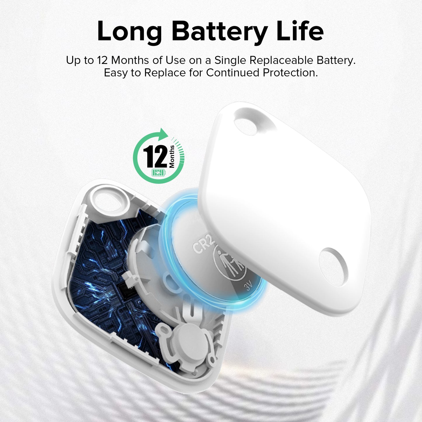 RCA TAG Bluetooth Smart Tracker (2 Pack) | Works with Apple Find My