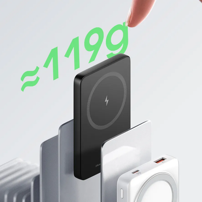 LDNIO 5000mAh Magnetic Wireless Power Bank | MagSafe Compatible | 20W USB-C Fast Charge