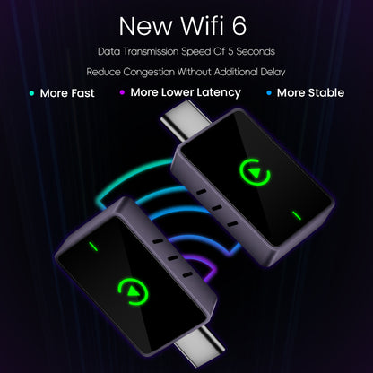 USB Type-C Wireless CarPlay & Android Auto Adapter