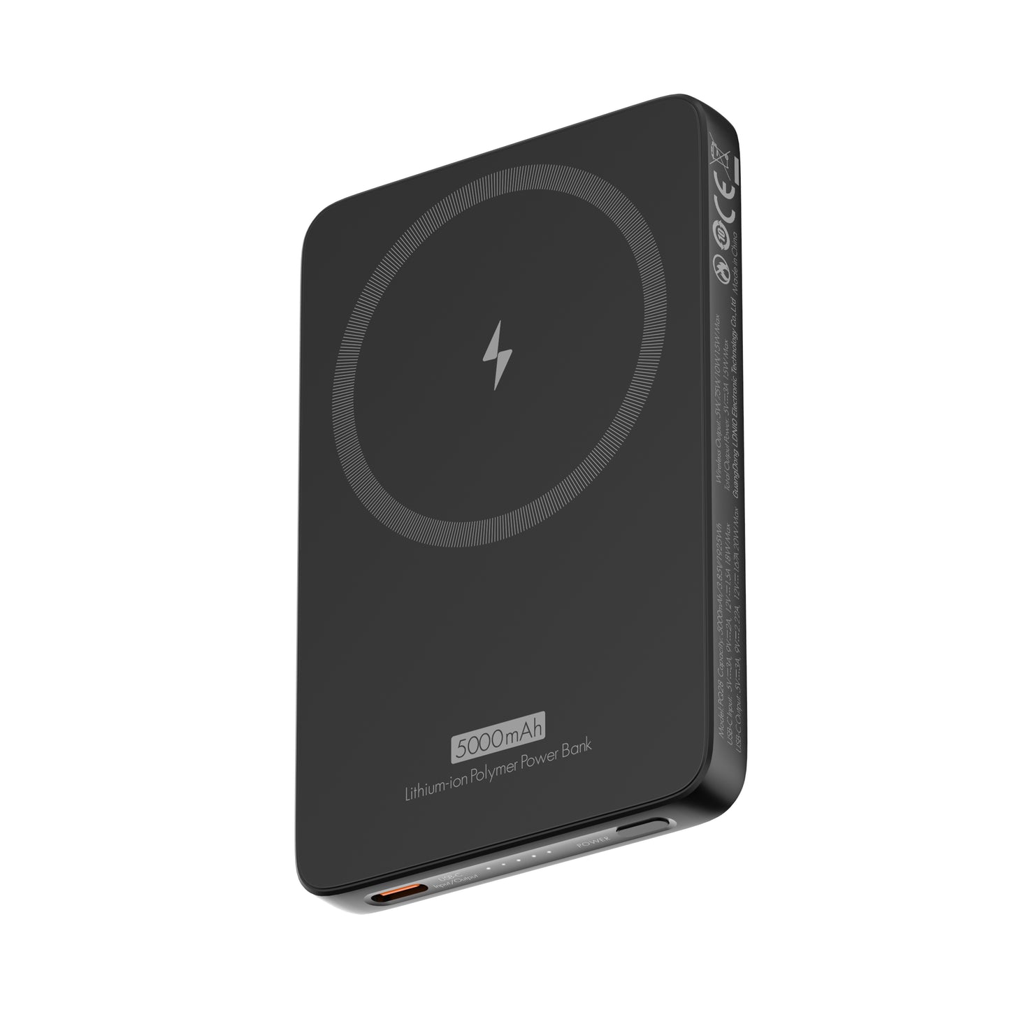 LDNIO 5000mAh Magnetic Wireless Power Bank | MagSafe Compatible | 20W USB-C Fast Charge