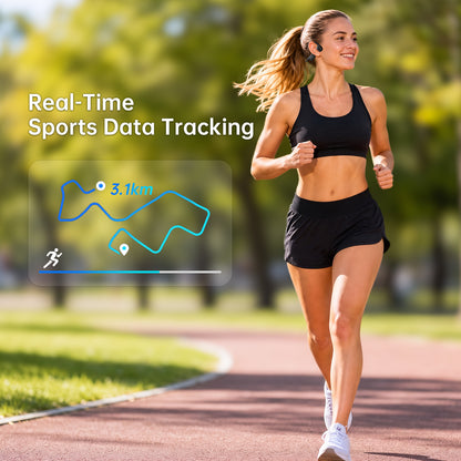Jackspace H60 Plus Bone-Conduction Wireless Headphones